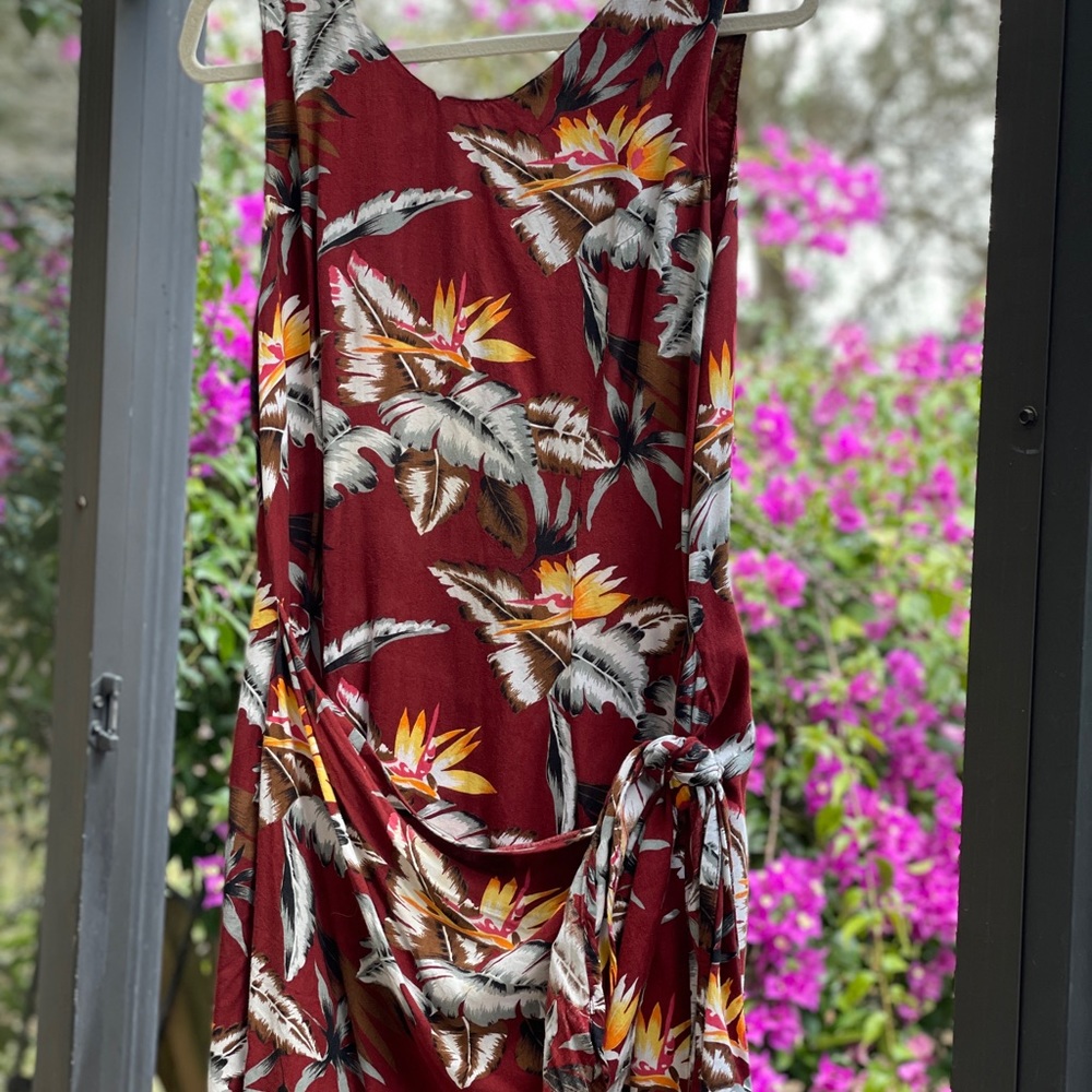 Vintage Hawaiian Wrap Dress
